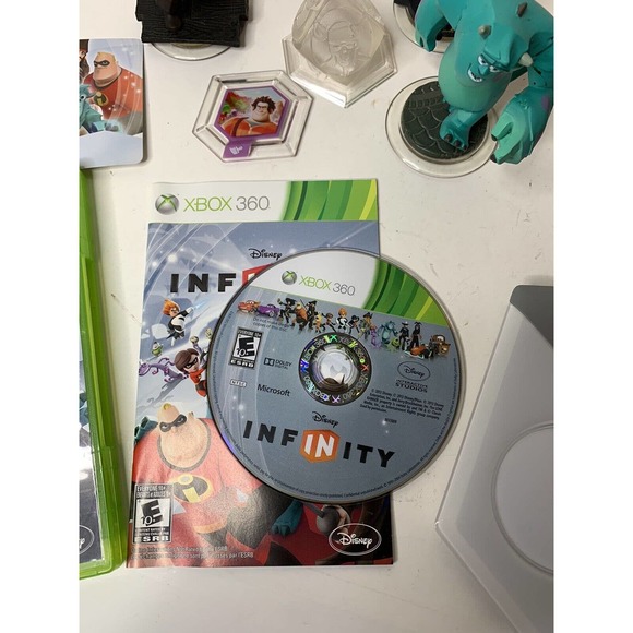 Xbox 360 Disney Infinity 1.0 Starter Pack COMPLETE with Manual 3 Figures Base - Picture 3 of 7